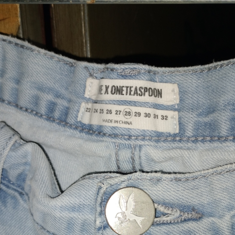 Stylish Light Blue Denim Shorts - Picture 2 of 5